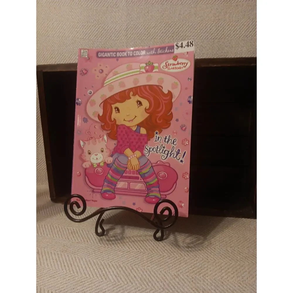 Strawberry Shortcake Gigantic Book to Color with Stickers Y2K Vintage Deadstock